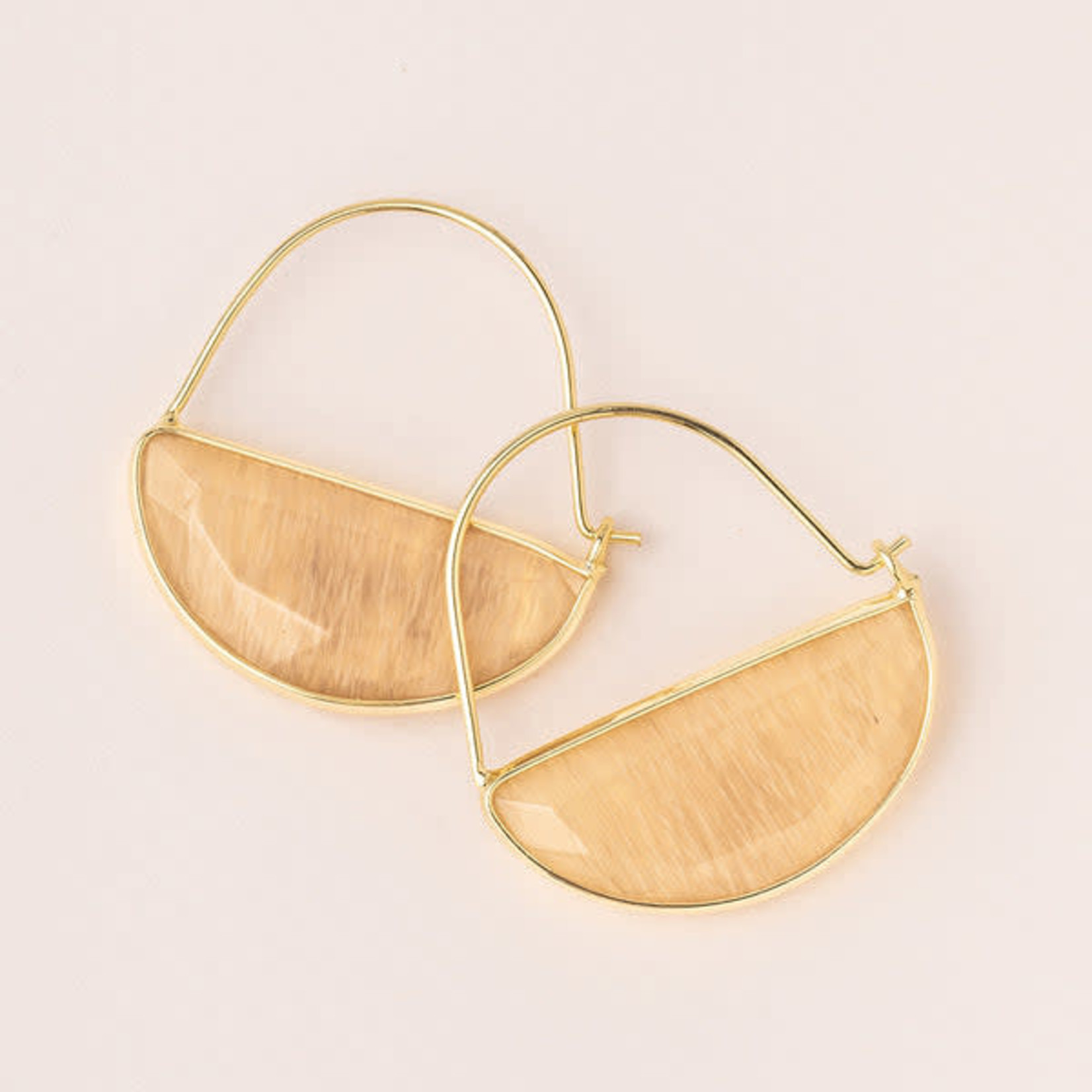 Scout Curated Wears Stone Prism Hoop Earring