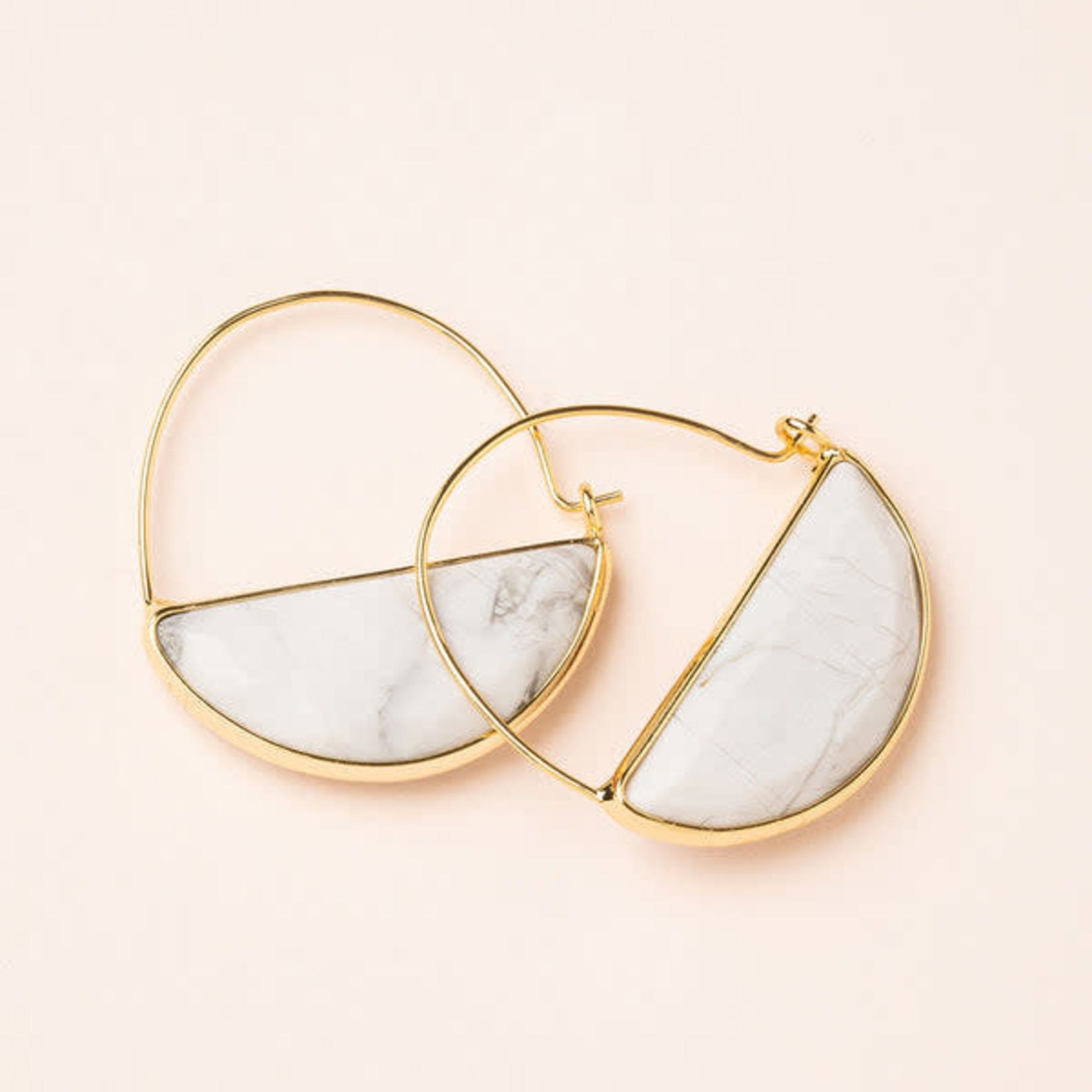 Scout Curated Wears Stone Prism Hoop Earring