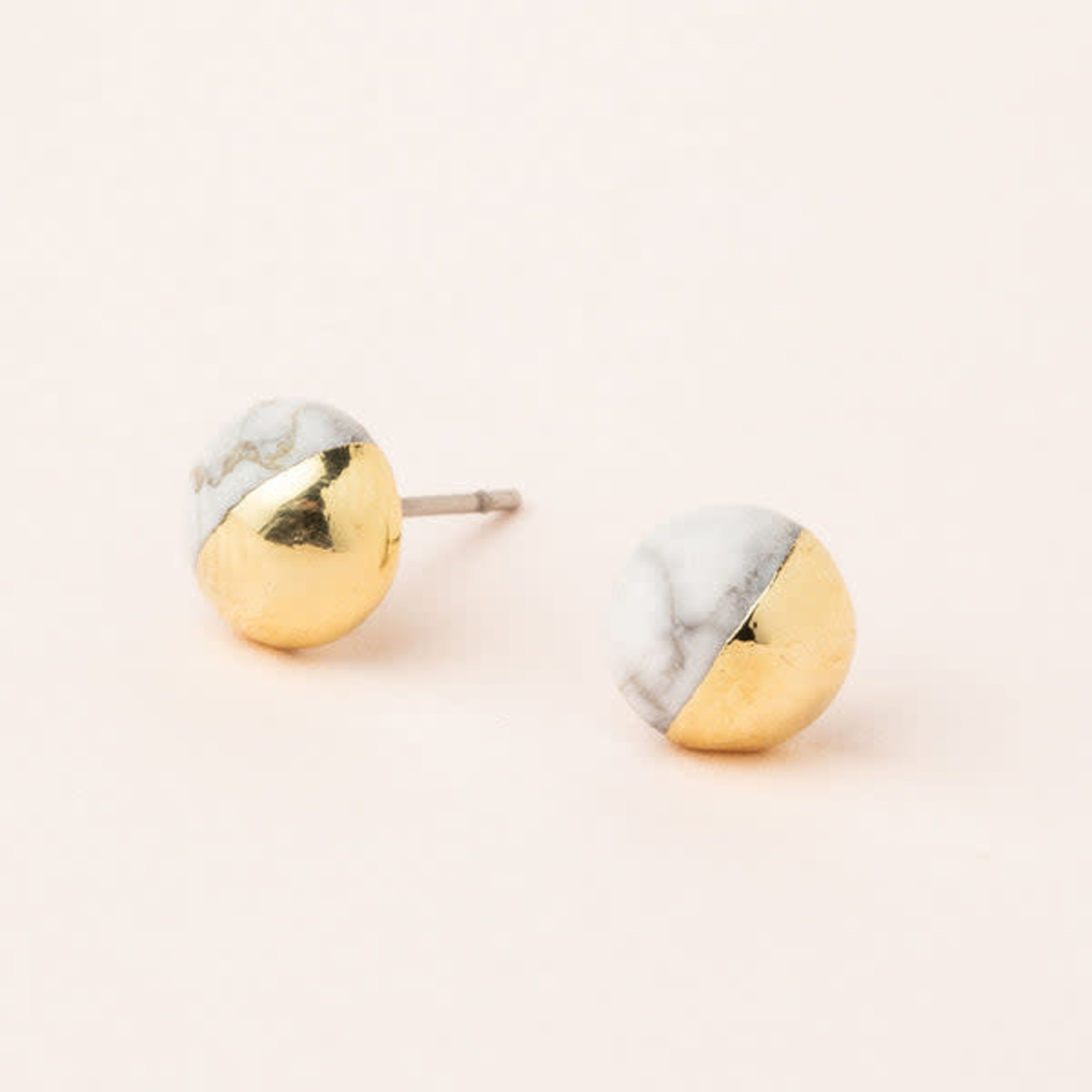 Scout Curated Wears Dipped Stone Stud Earrings