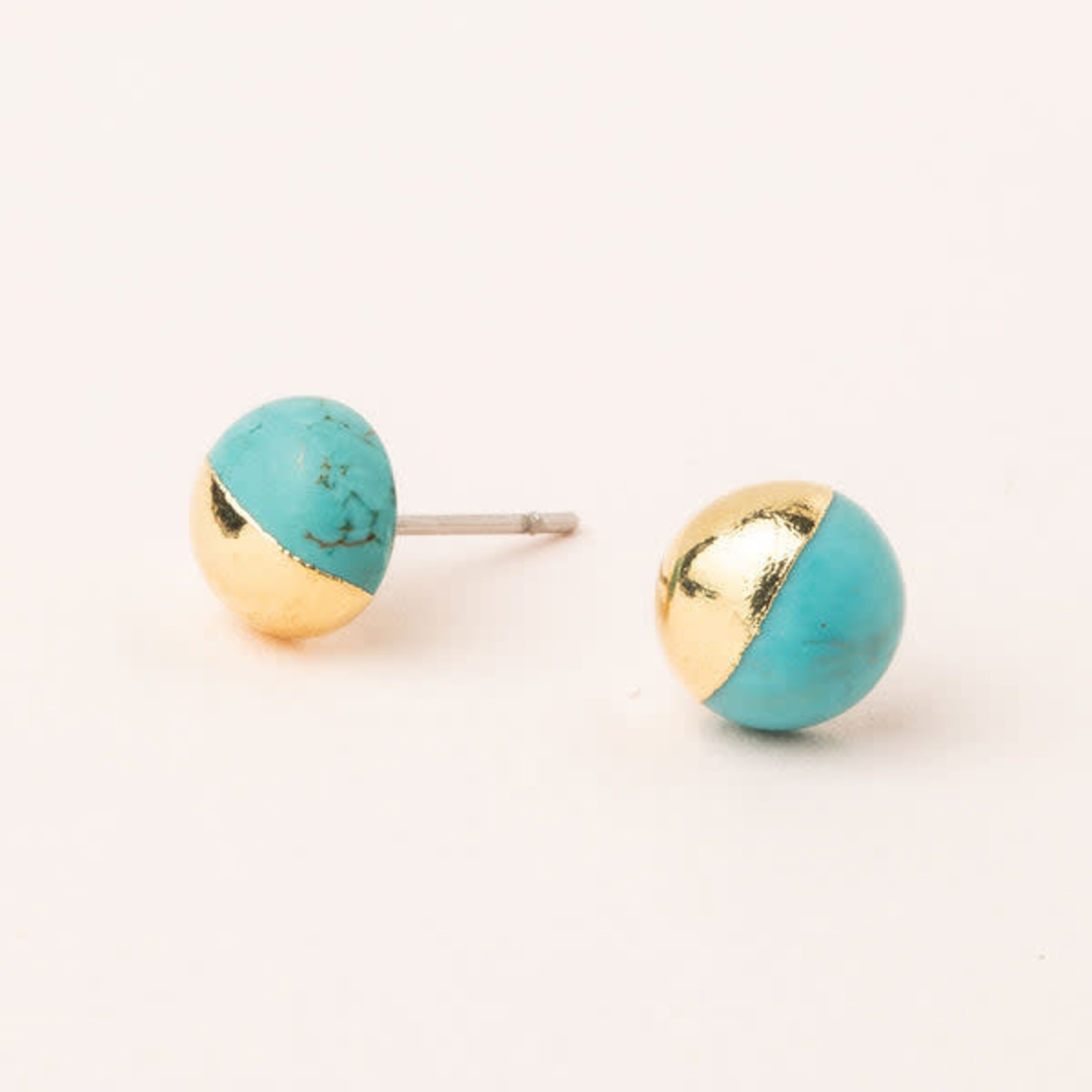 Scout Curated Wears Dipped Stone Stud Earrings