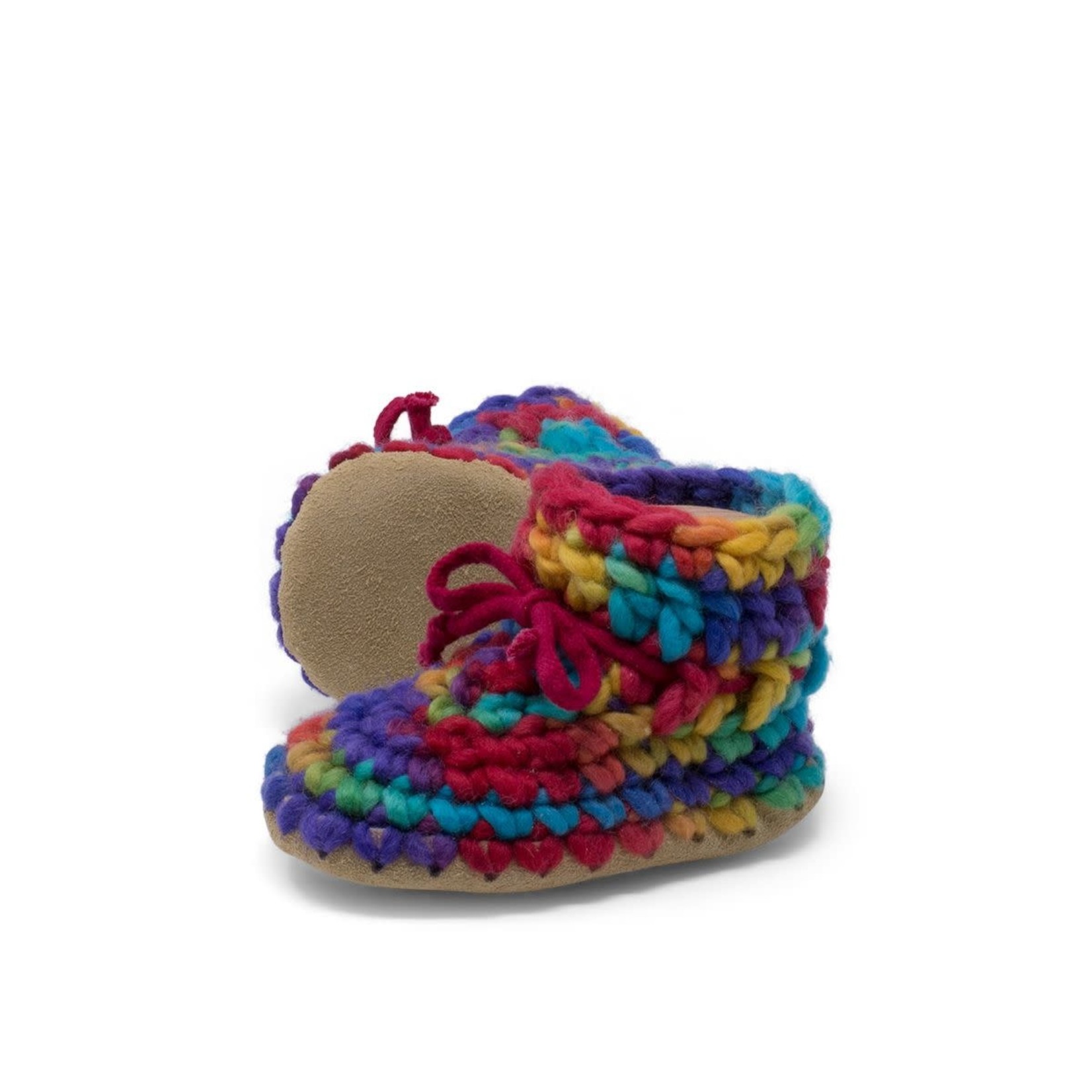 Slippers, Baby Shoe Size 7, Rainbow