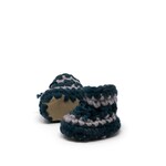 Slippers, Size Newborn, Forest with Stripe