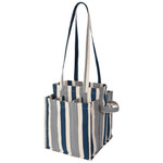 Danica Shopping Tote Navy Stripe