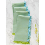 April Cornell Cottage Napkins Aqua Green