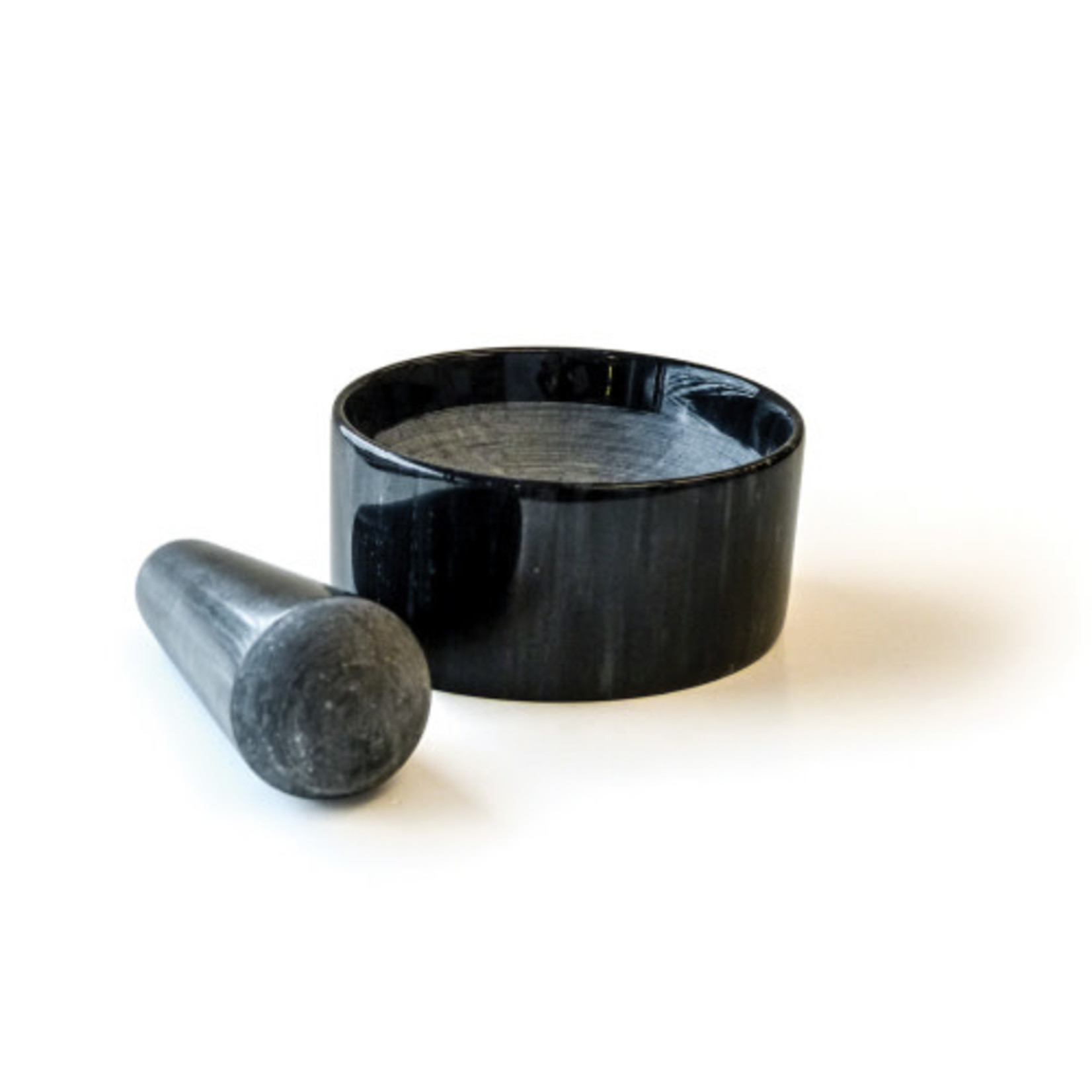 Danica Mortar & Pestle Black Marble