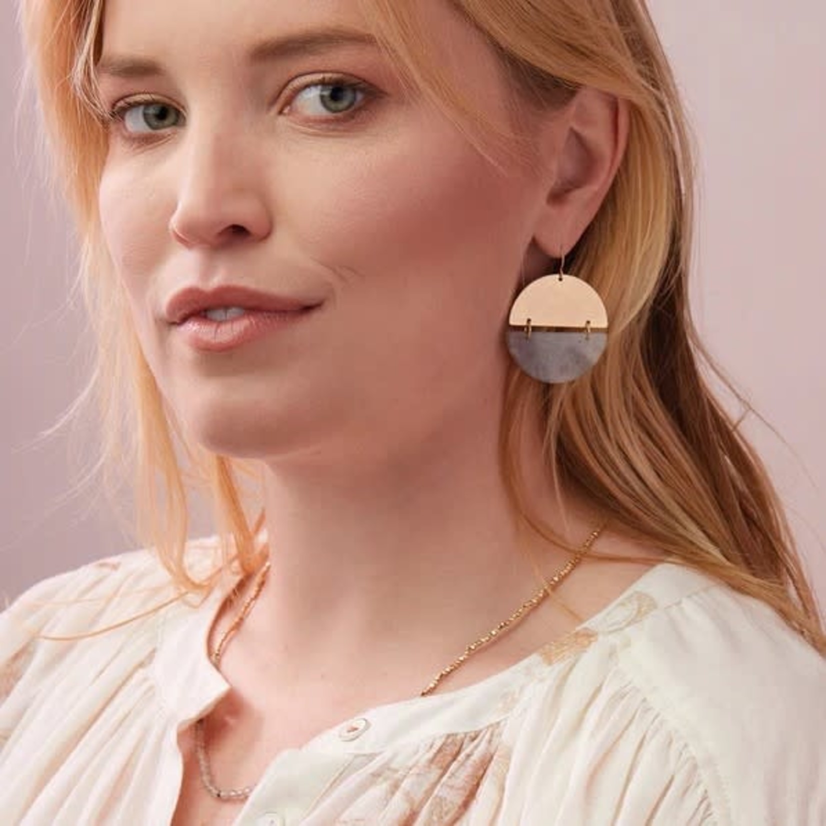 Scout Curated Wears Full Moon Stone Earring