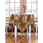 April Cornell Dahlia Days Cafe 36x36 Tablecloth