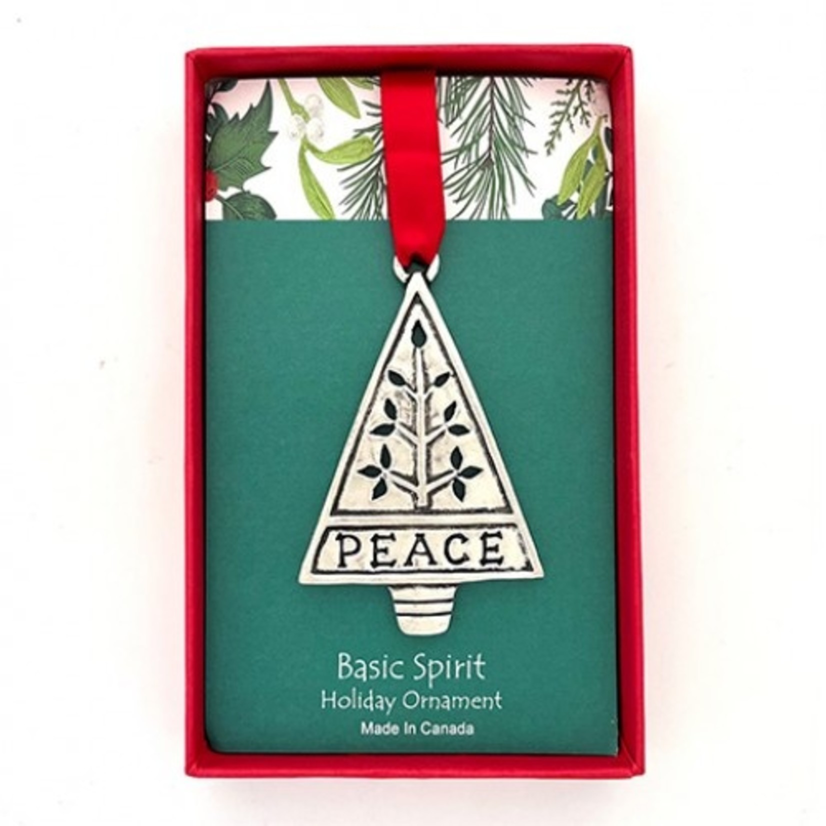 Basic Spirit Peace Tree  HOLIDAY BOXED ORNAMENT