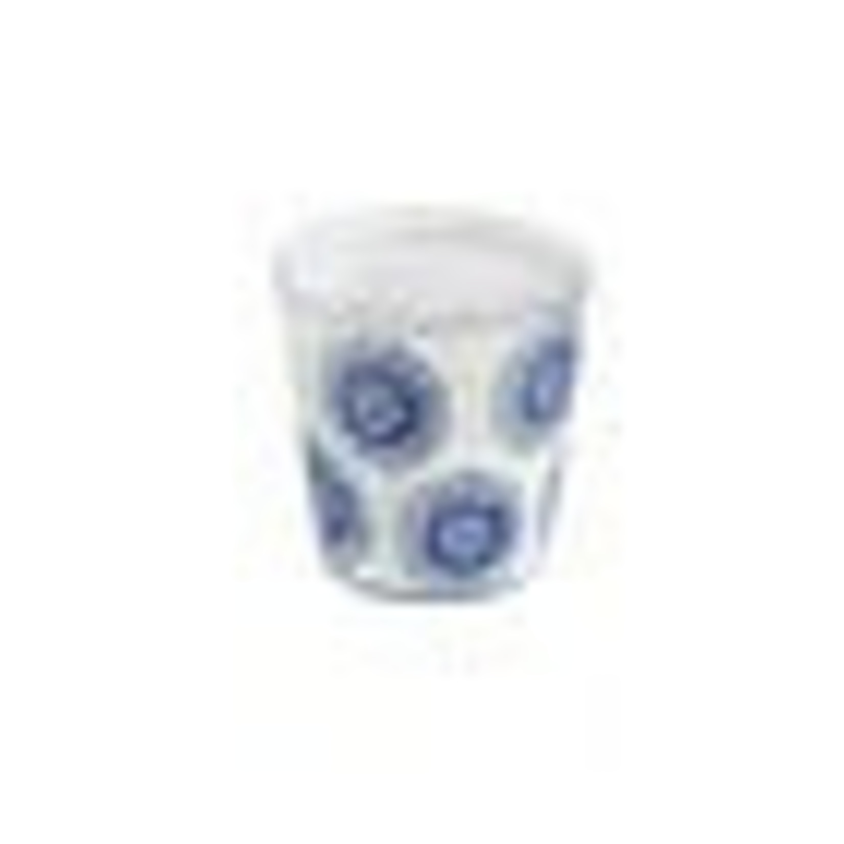 CUP-WHITE/BLUE 3X3" *