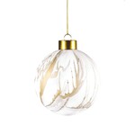 ORN-BALL SWIRL GOLD   (XMAS22)