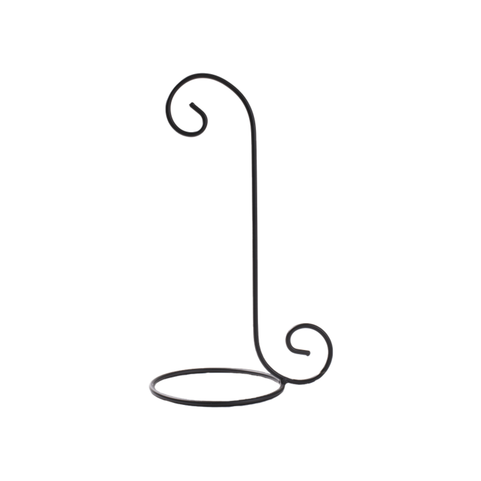 Kitras Art Glass Single Ornament Stand black