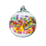 Kitras Art Glass Round Colour Wave 7"