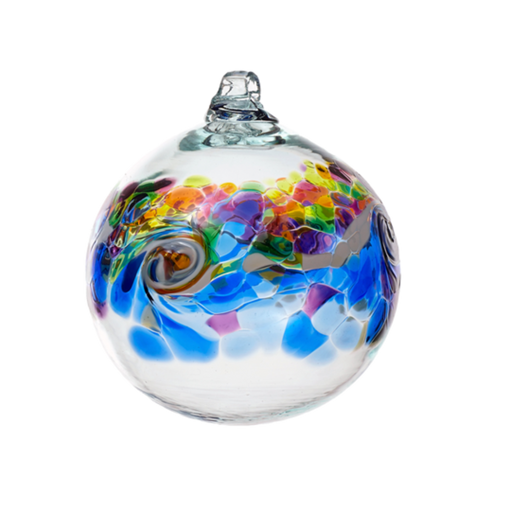 Kitras Art Glass Color Wave Vase