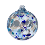 Kitras Art Glass Calico Ball 2"