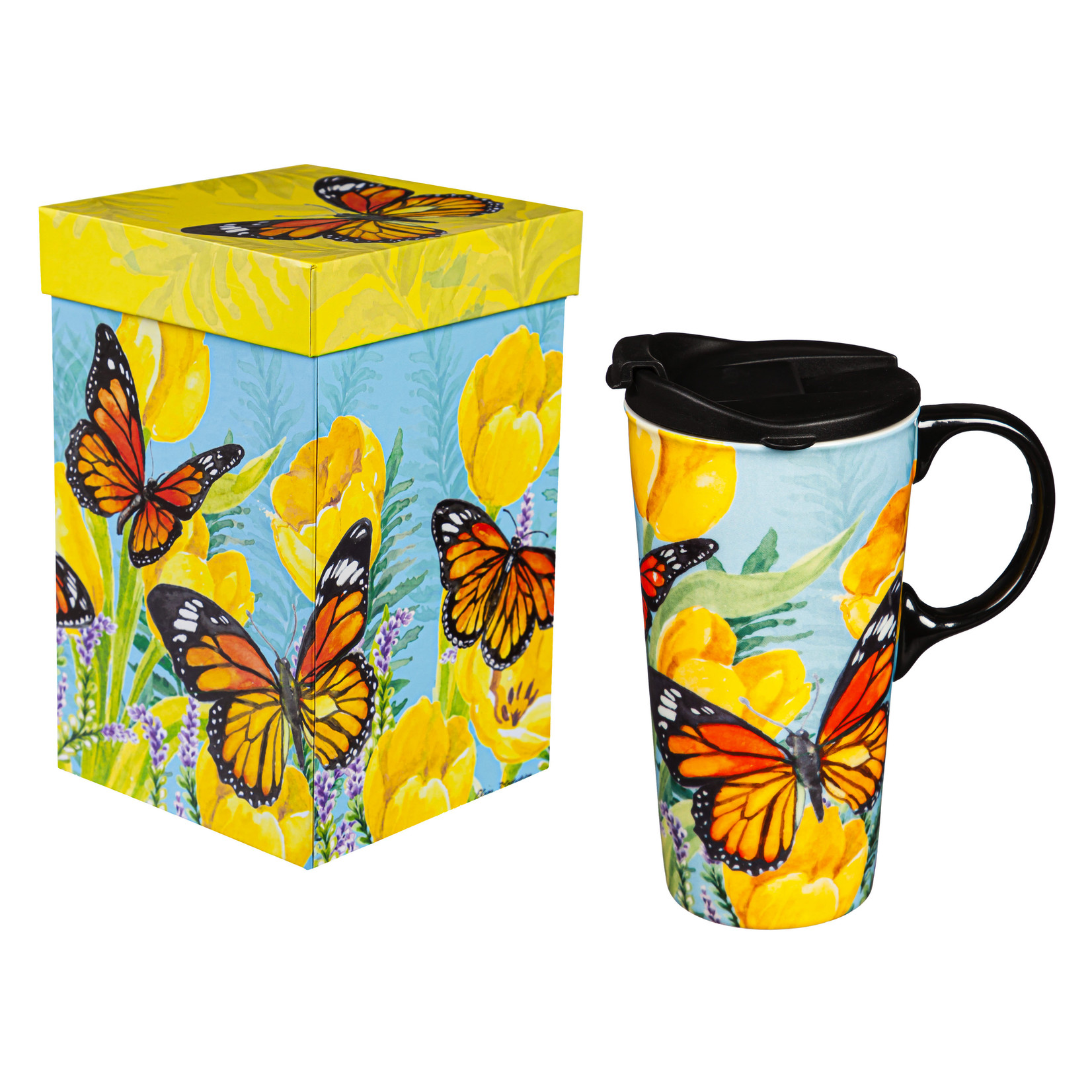 Travel Mug w/ box Monarchs