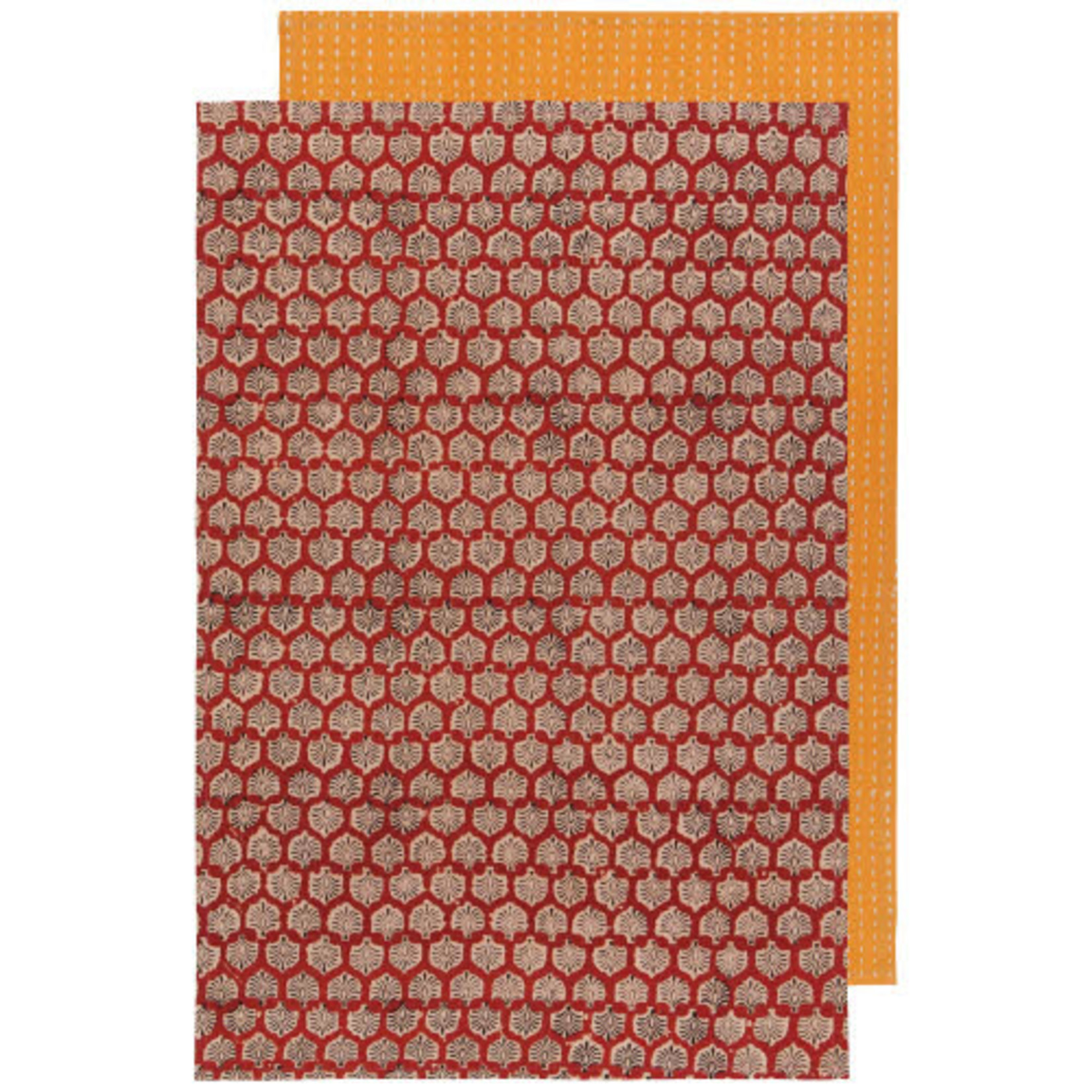 Danica Block Print Tea Towel Field