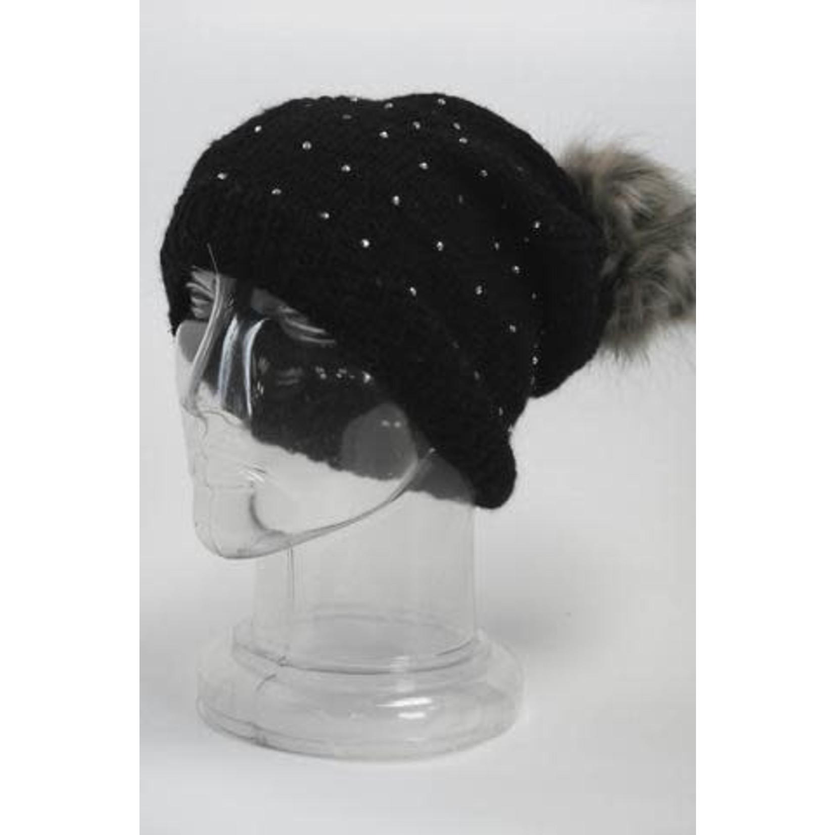 LEOPARDS AND ROSES Leopards and Roses Hats Black
