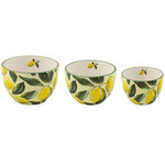 Boston International Painterly Lemon Prep Bowls