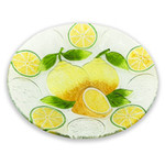 Boston International Lemon Glass Plate