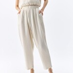 Pokoloko Crinkle Slouchy Pants - Cream