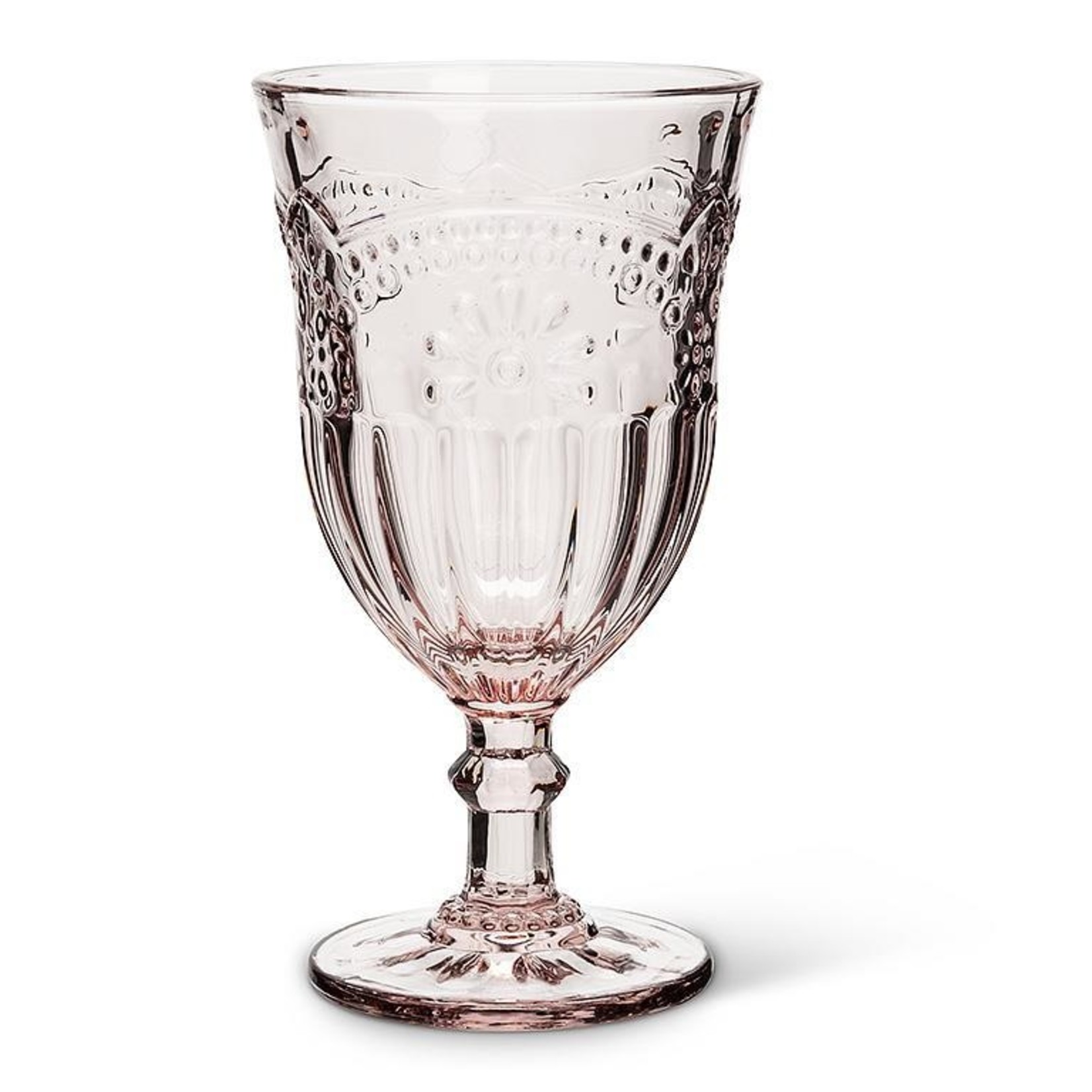 Abbott Flower Wine Glass