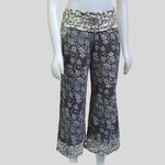 LEOPARDS AND ROSES Sinker Printed Pant P23314