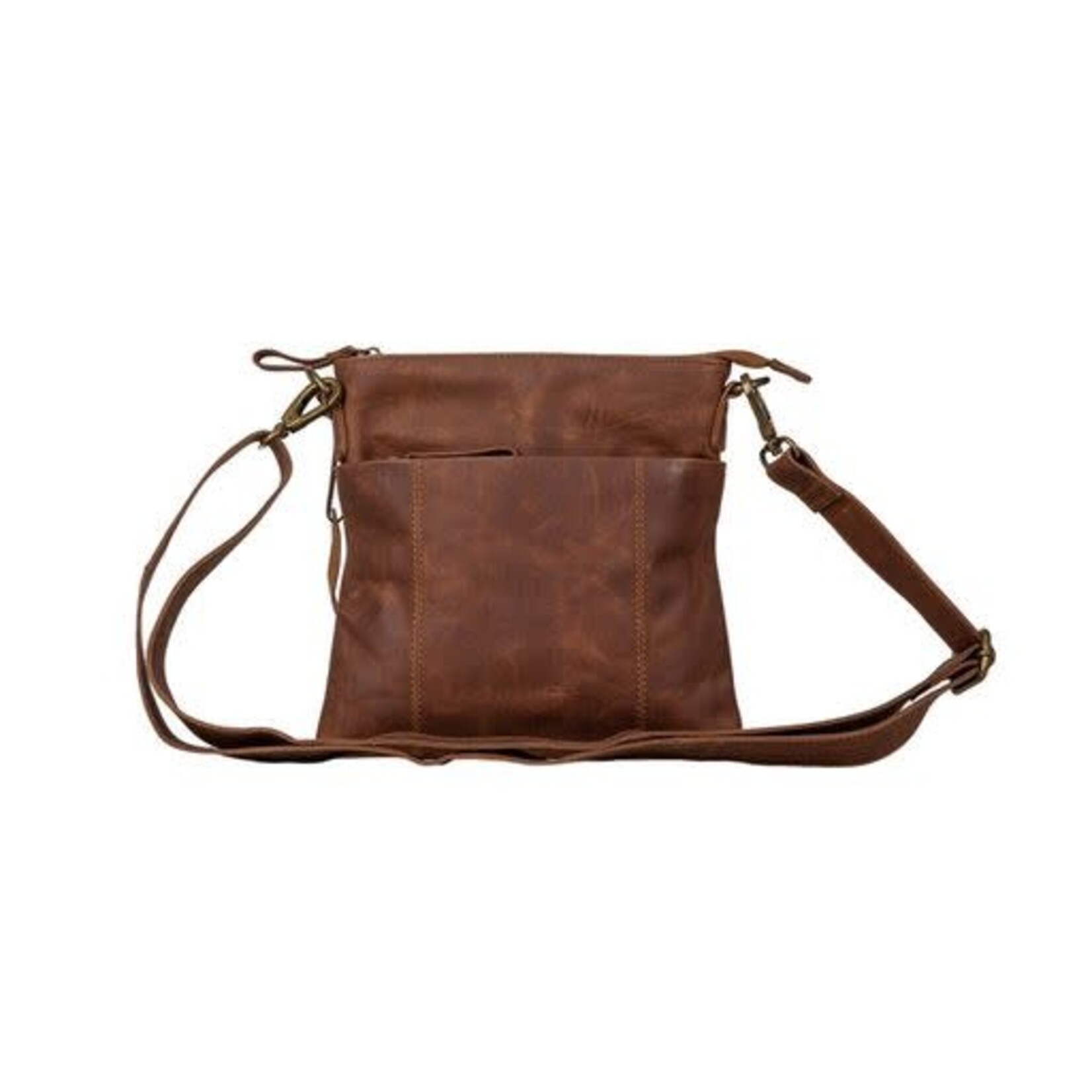 Myra Bag Castano Leather & Hairon Bag
