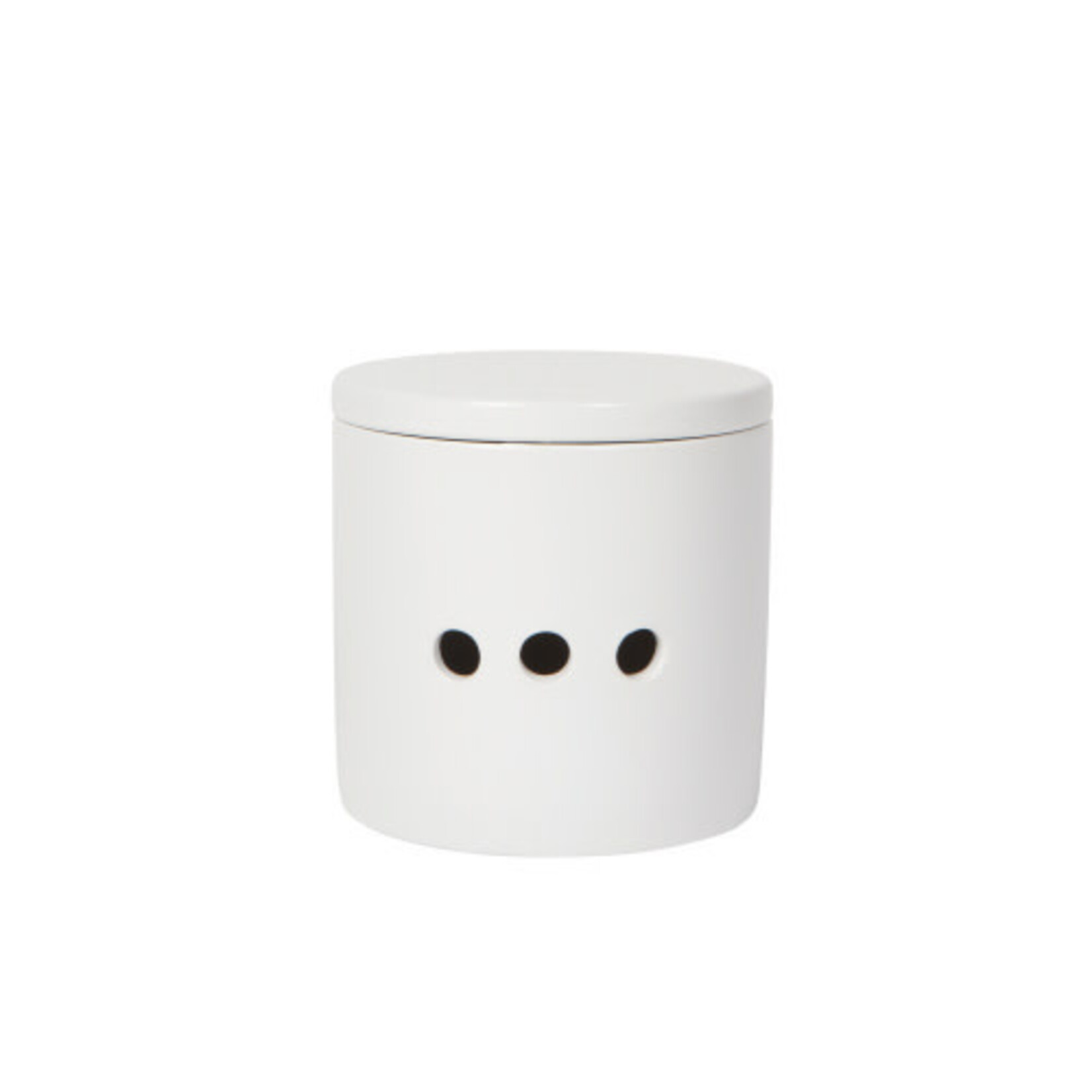 Danica Matte White Garlic Keeper