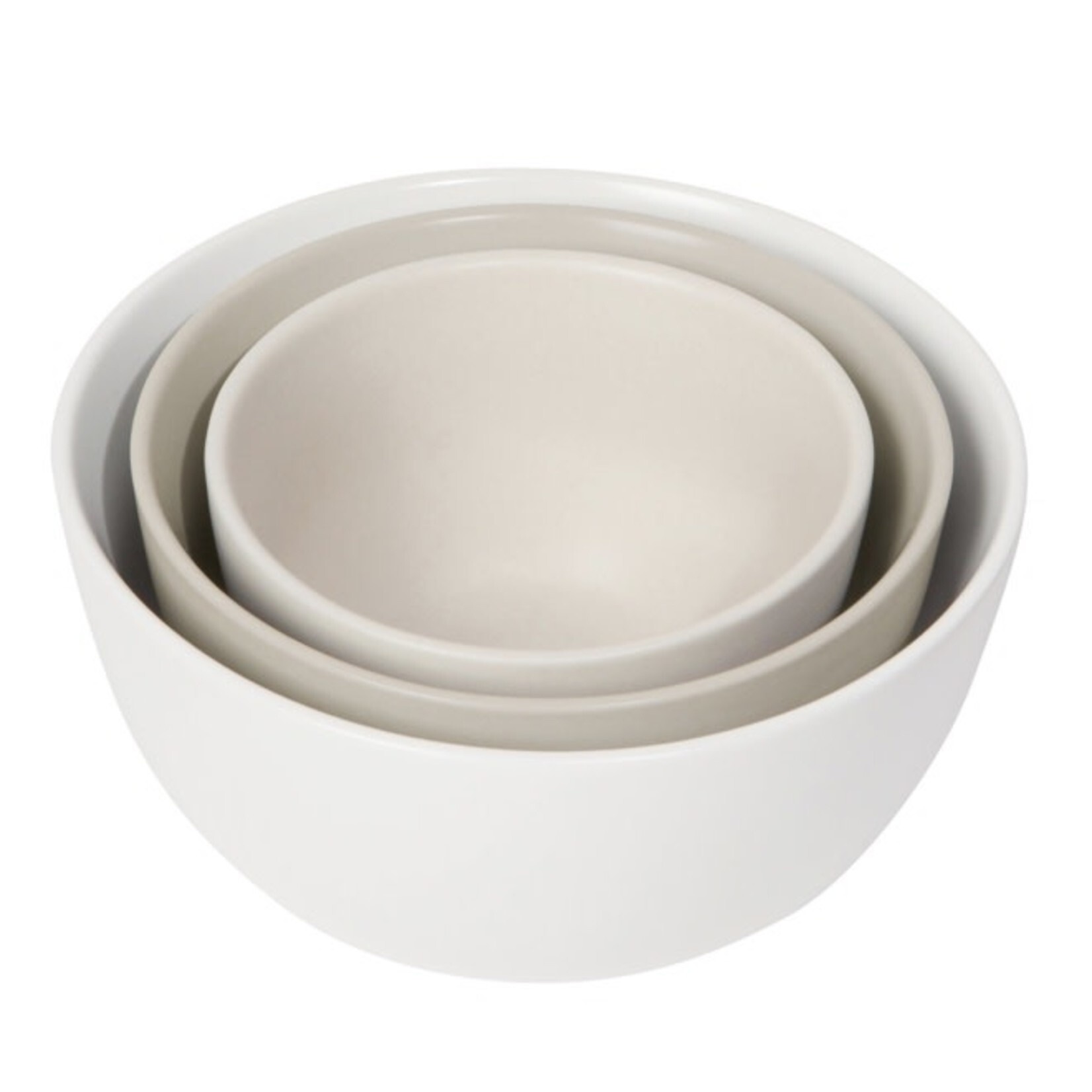 Danica Prep Bowl Set Matte White