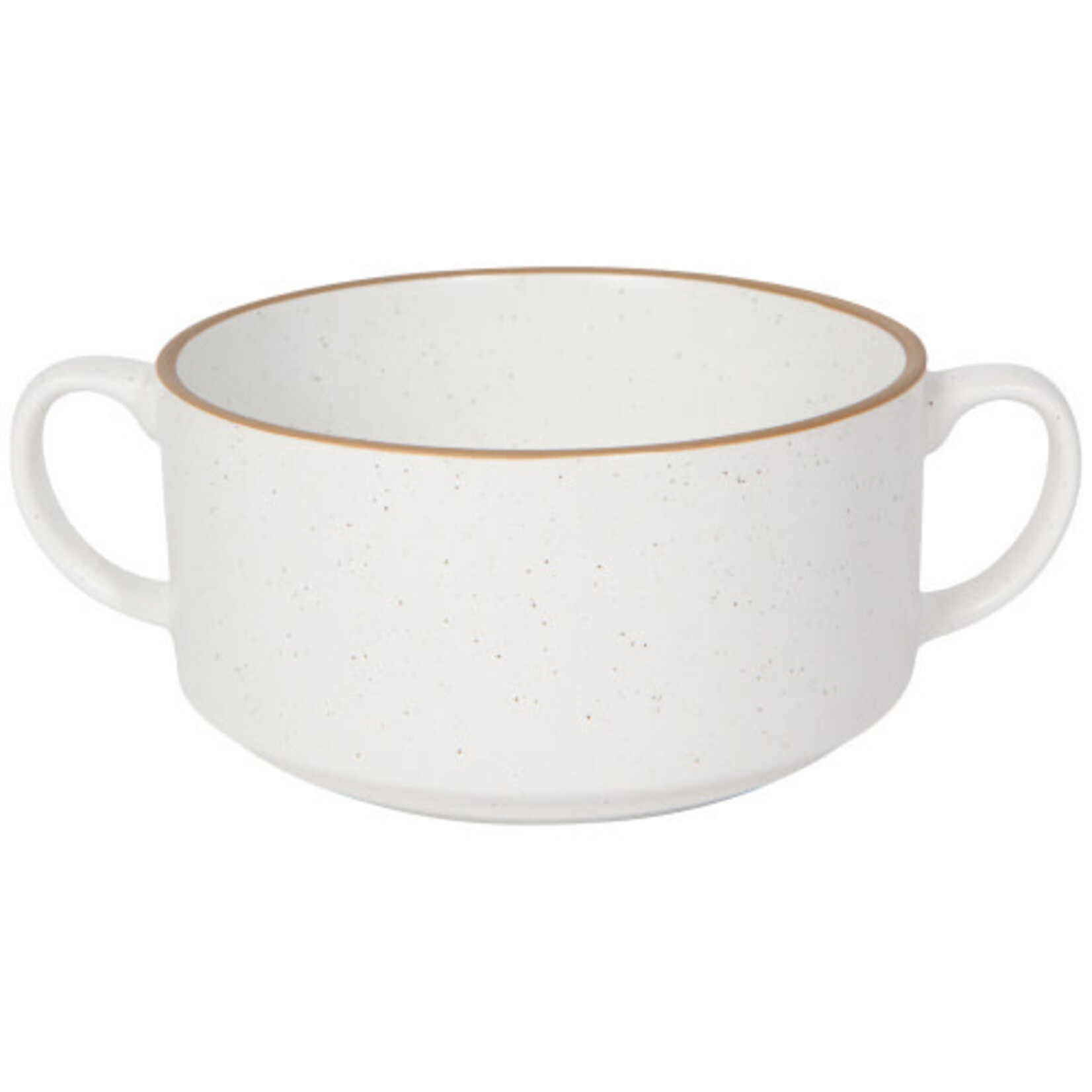 Danica White Soup Bowl