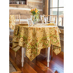 April Cornell Kashmir Paisley Amber Tablecloth  36x36