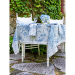 April Cornell Eternal Rose Opal Linen Tablecloth  54x54
