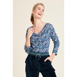 Tranquillo Shirt with waterfall Neckline