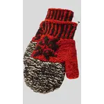 LEOPARDS AND ROSES M337 Red  Mitts