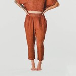 Pokoloko Crinkle Slouchy Pants - One-Sized - Terracotta