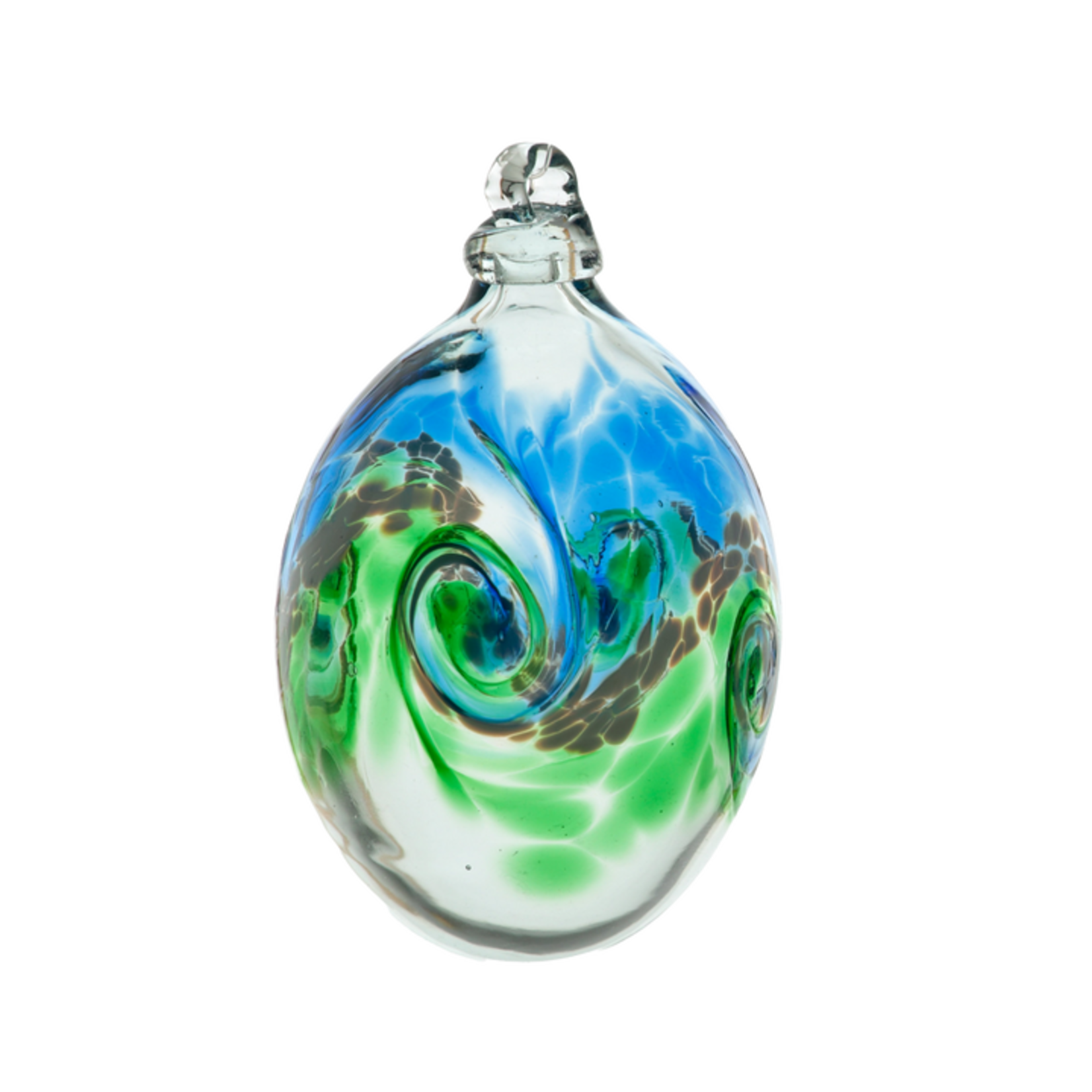 Kitras Art Glass Van Glow Mini Egg