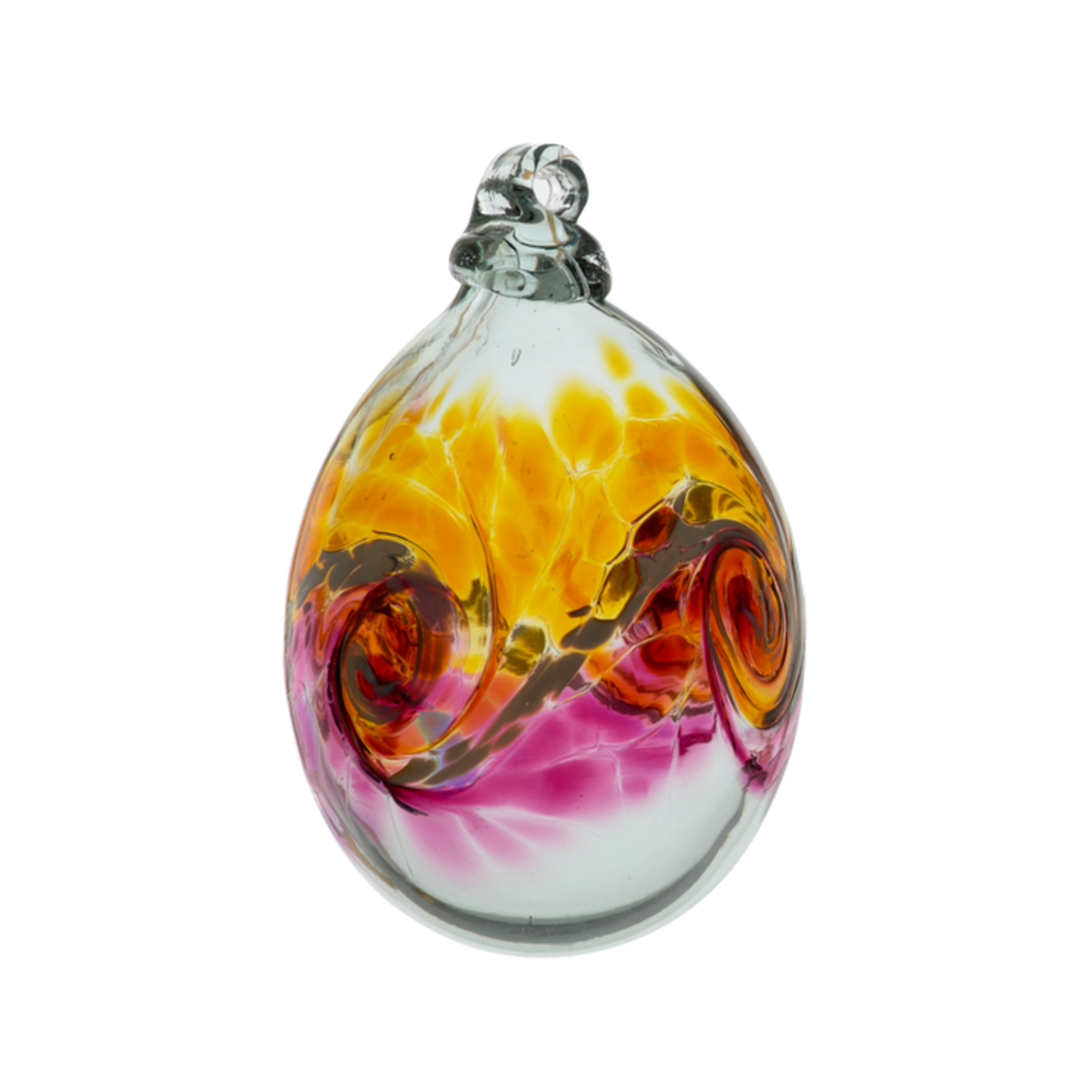 Kitras Art Glass Van Glow Mini Egg