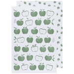 Danica Flour Sack Tea  Towel Print Elm Green