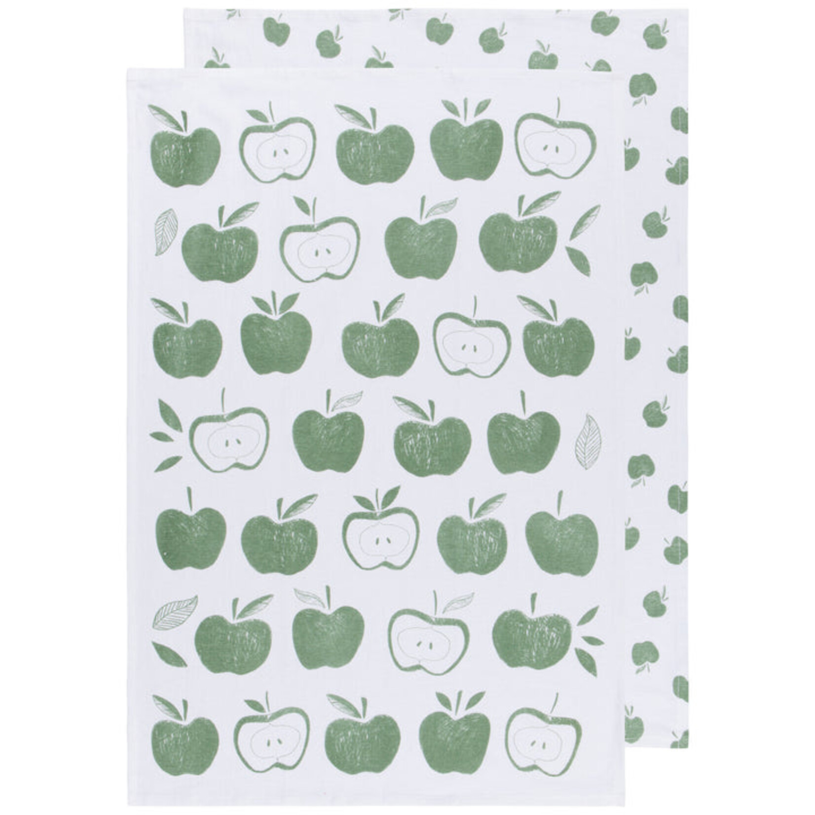 Danica Flour Sack Tea  Towel Print Elm Green