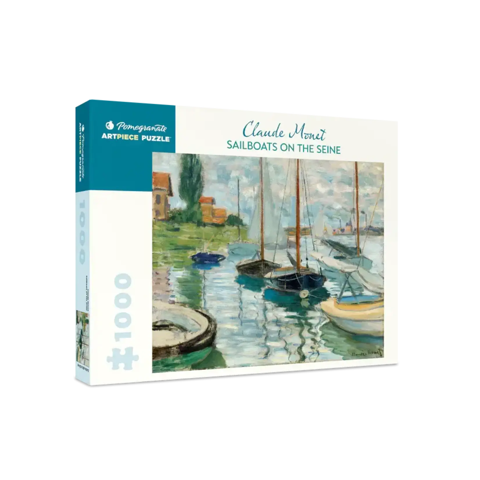 Pomegrante Communications Inc. Sailboats on the Seine 1000 puzzle