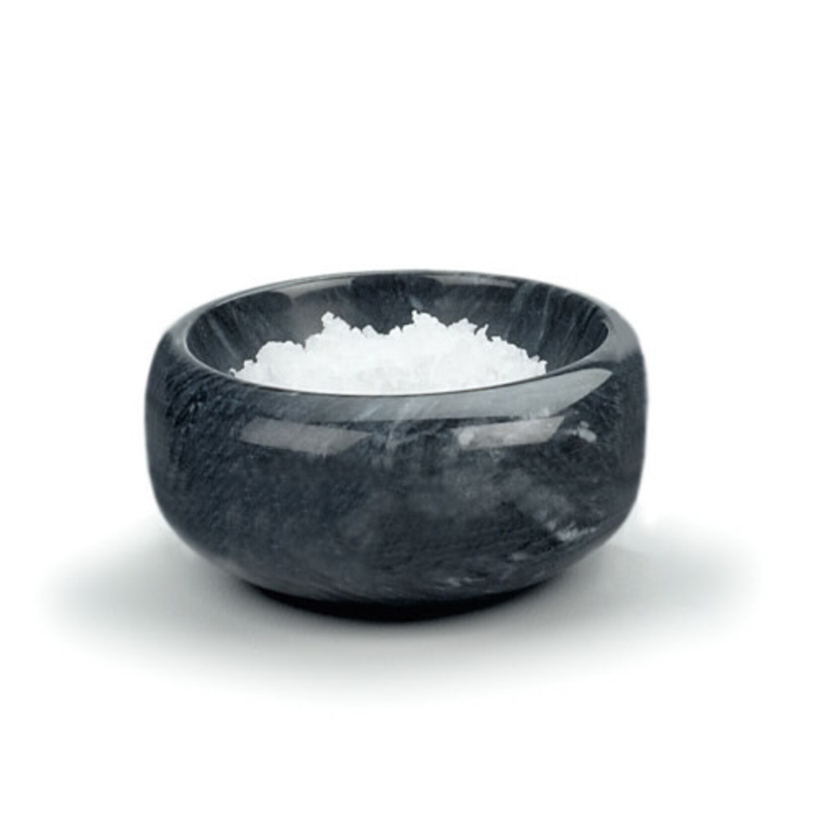 Danica Herb Salt Bowl Black Marble