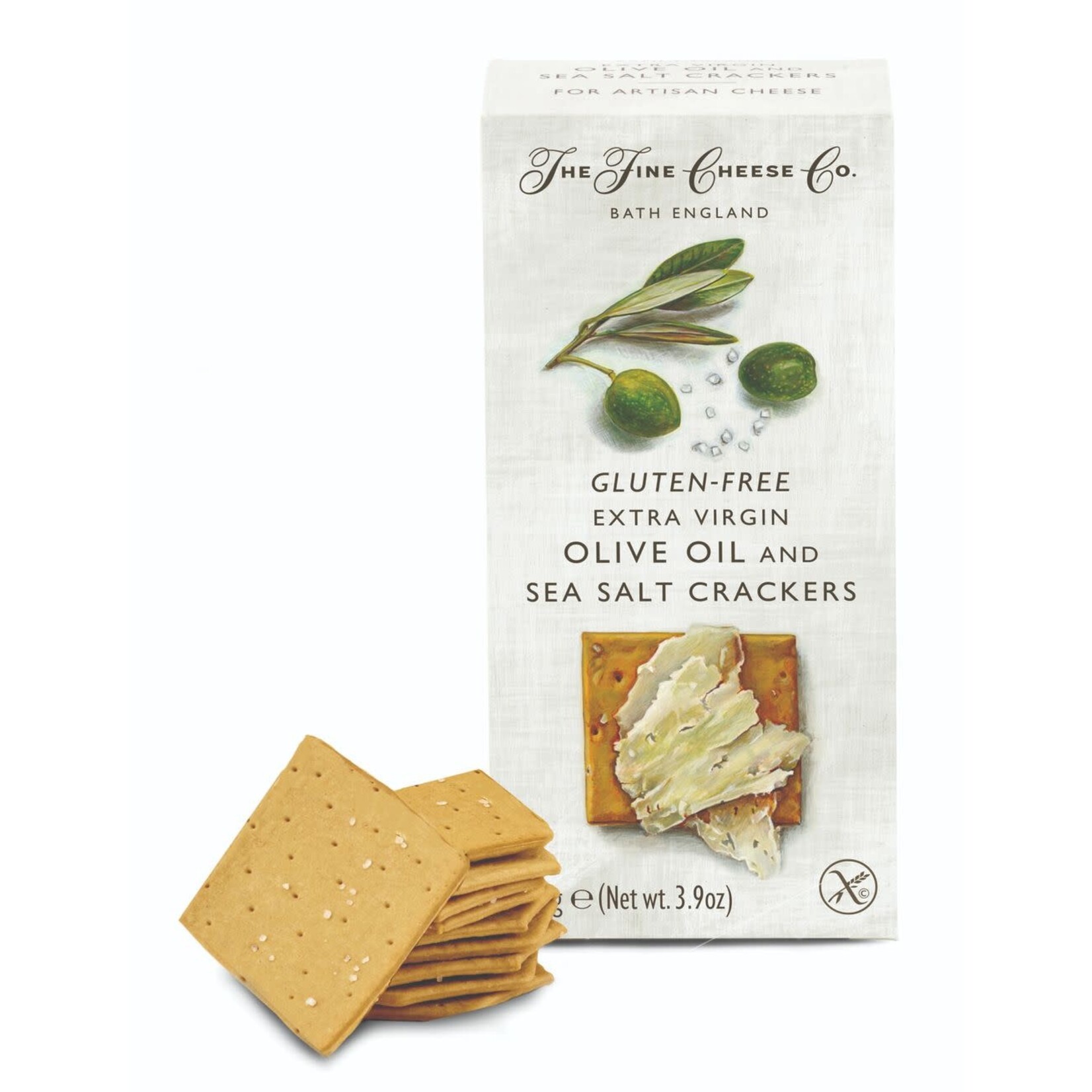 Fine Cheese Co. Gluten Free Ex Virgin Oil & Sea Salt Crackers