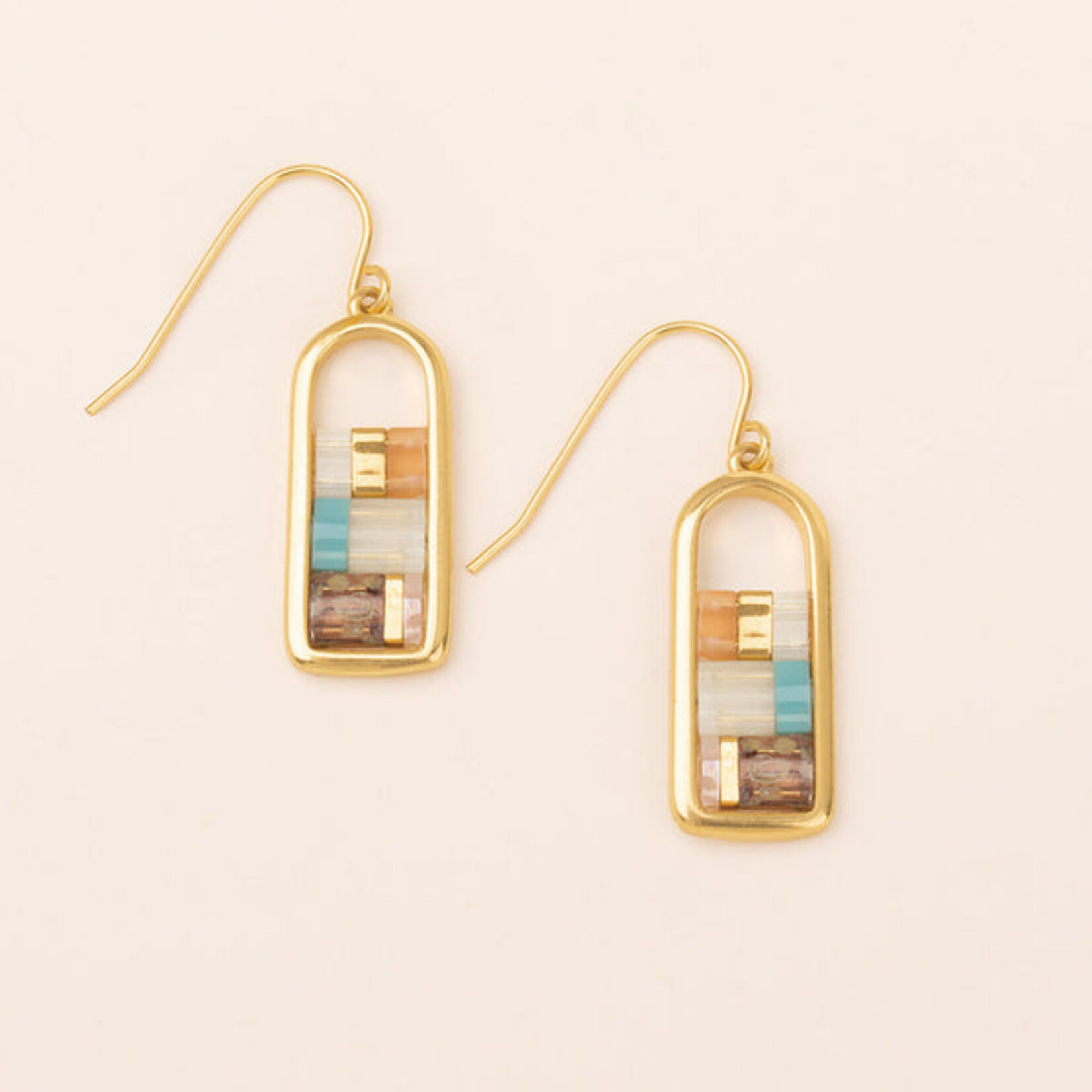 Scout Curated Wears Miyuki Frame Earring