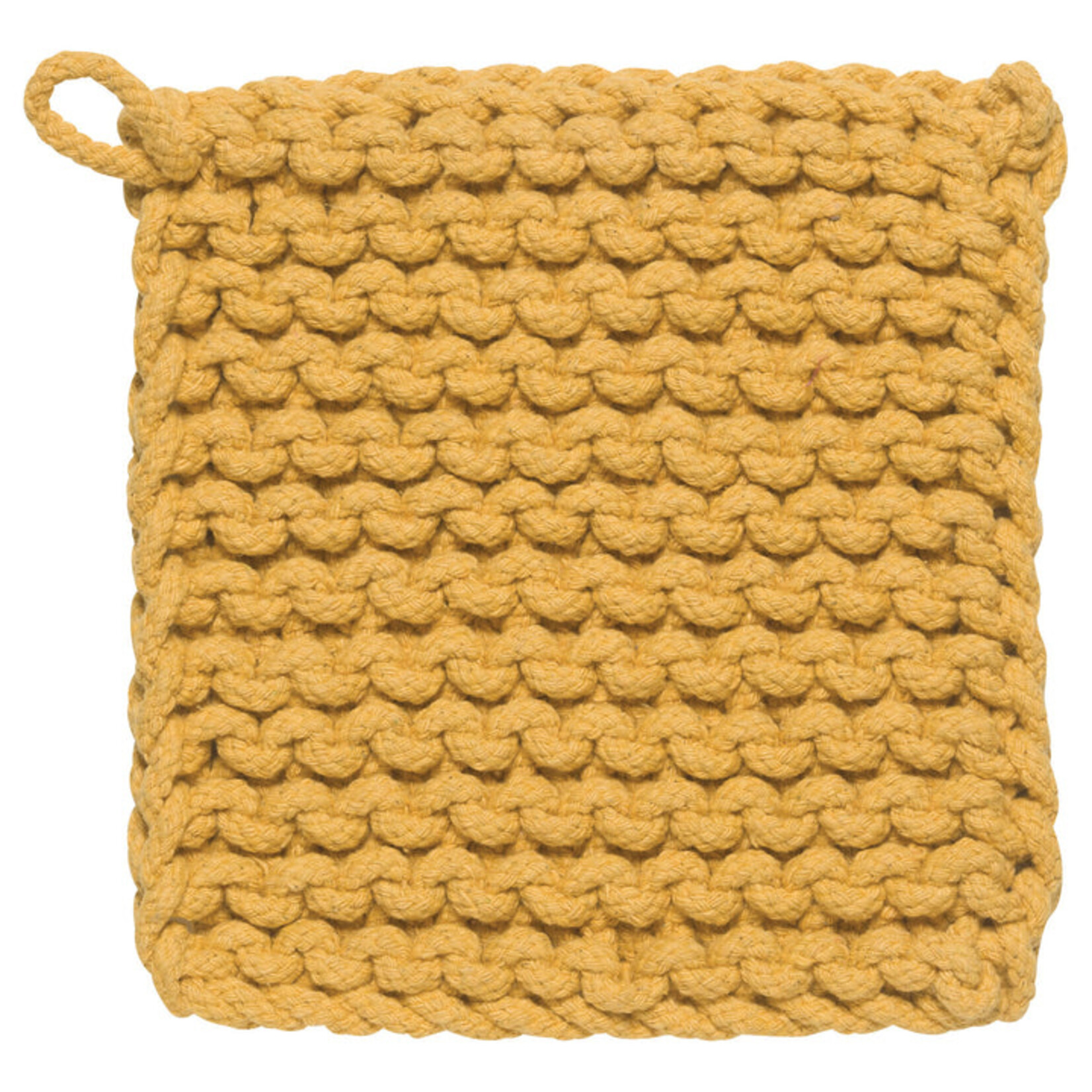 Danica Potholder Knit Ochre
