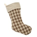 Indaba Trading Ltd. Brown Check Weave Stocking