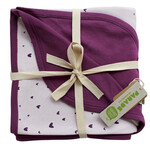 Parade Organics Hearts Organic Keepsake Blanket