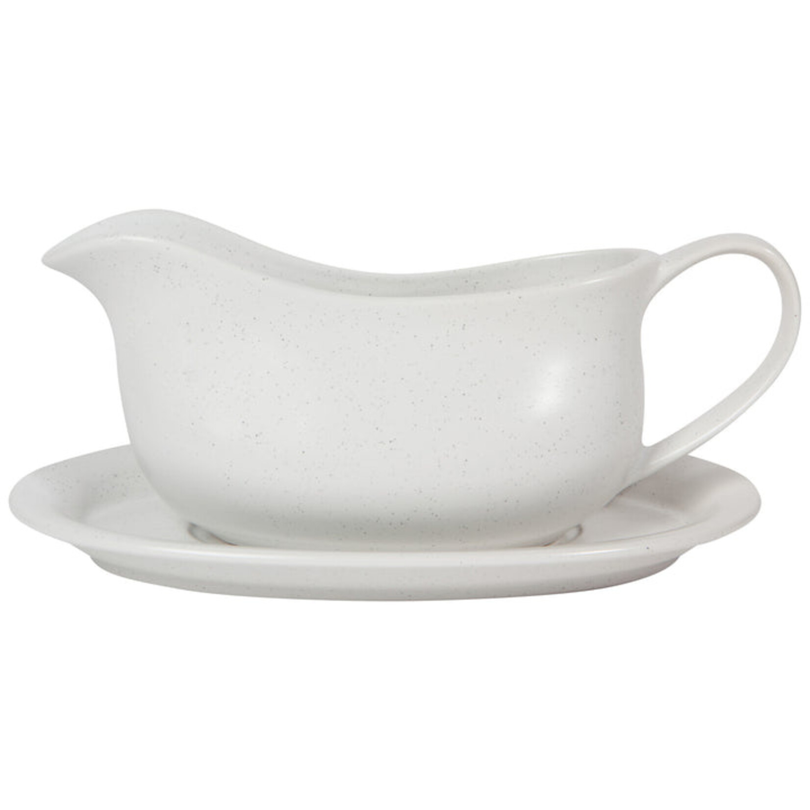 Danica White Gravy Boat w/ saucer