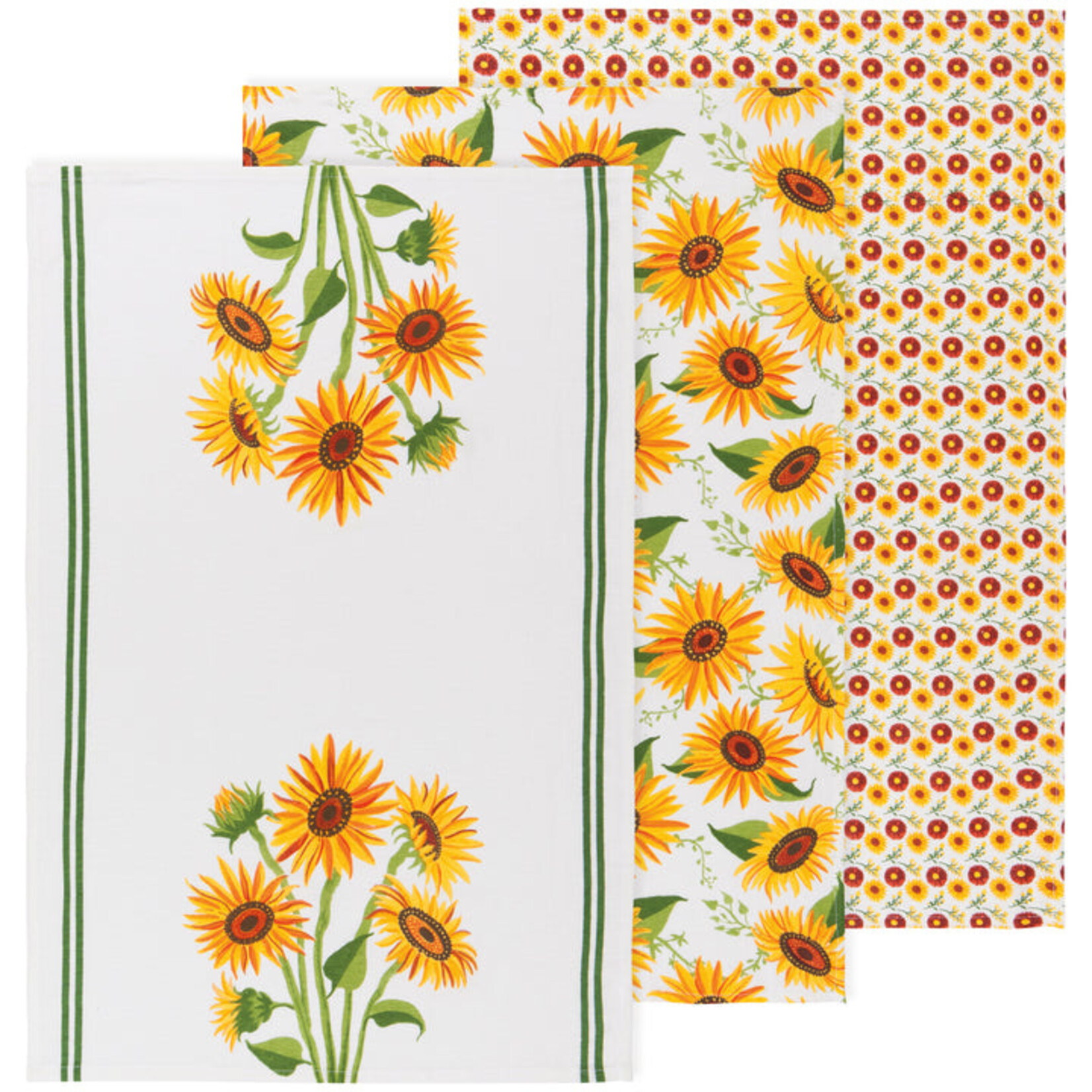 Danica Bakers Flour Tea Towel Sunflower Splendor