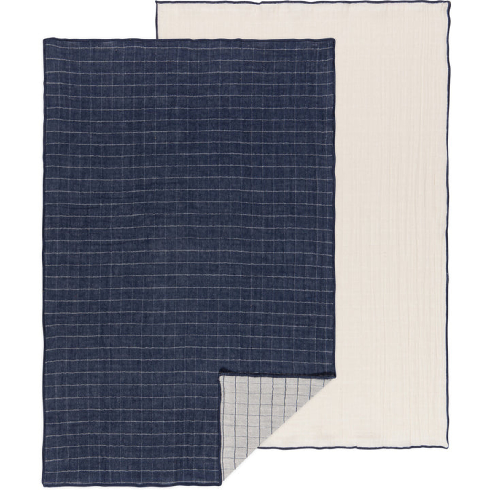 Danica Midnight Double WeaveTea Towel