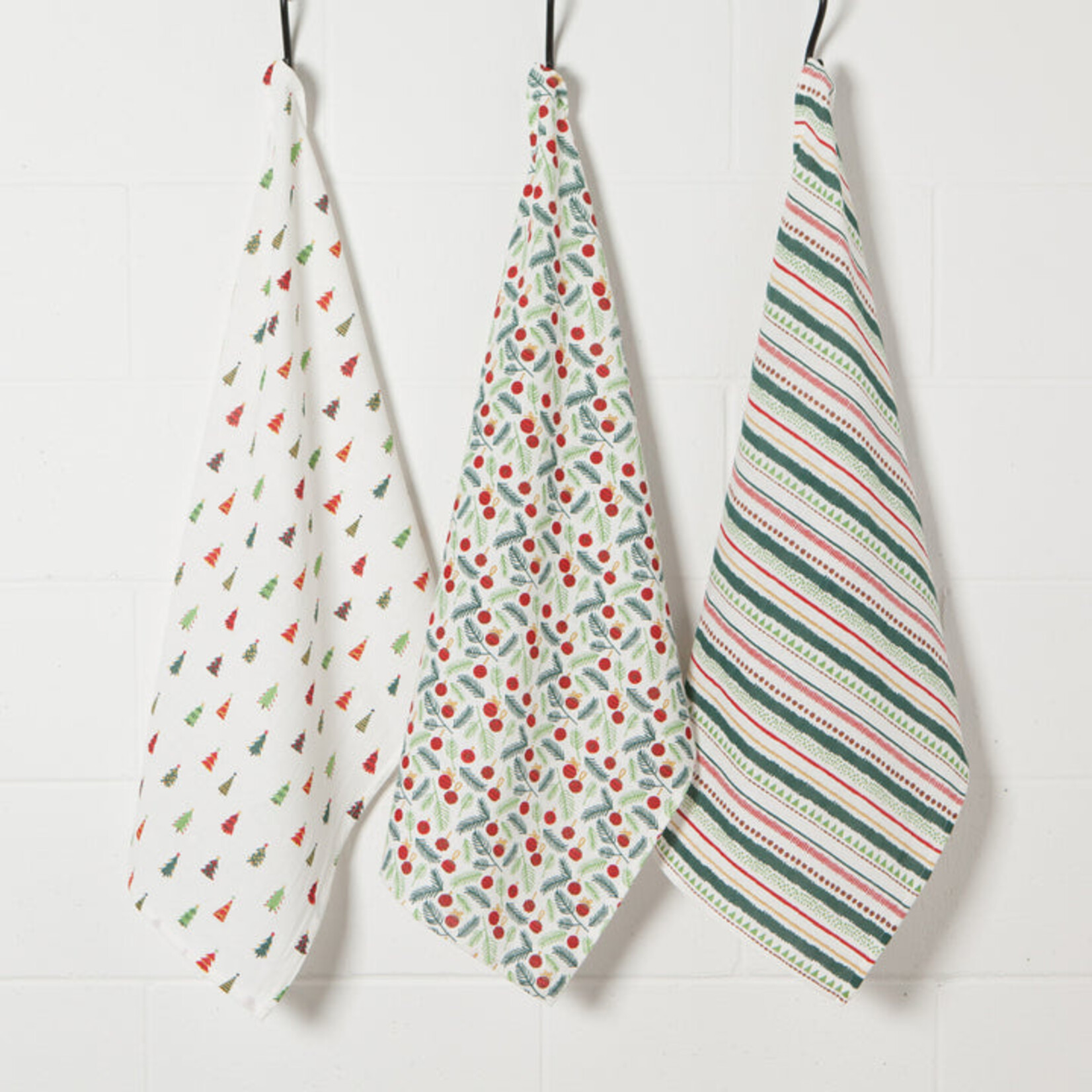 Danica Bakers Flour Tea Towel Merry & Bright